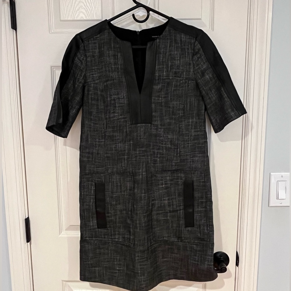 Nanette Lenore dress with leather accents